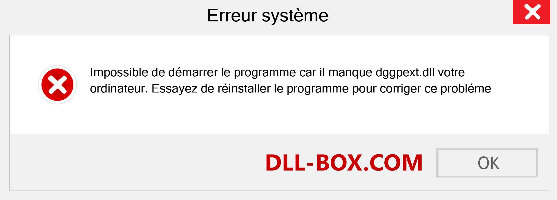 Le fichier dggpext.dll est manquant ?. Télécharger pour Windows 7, 8, 10 - Correction de l'erreur manquante dggpext dll sur Windows, photos, images