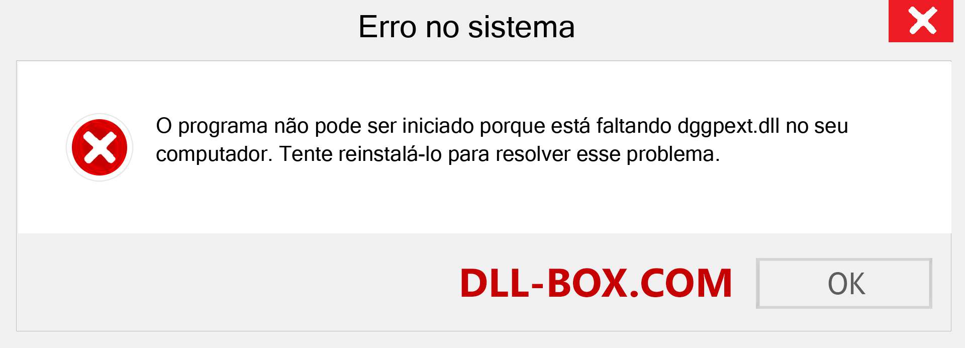 Arquivo dggpext.dll ausente ?. Download para Windows 7, 8, 10 - Correção de erro ausente dggpext dll no Windows, fotos, imagens